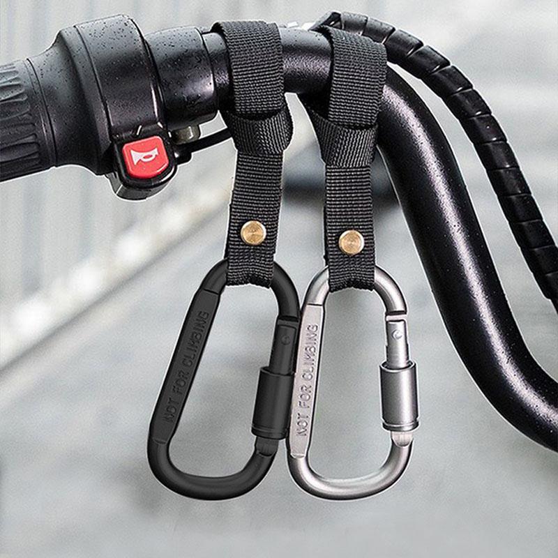 Móc treo đồ trên xe YIPAUTO Móc treo đồ bằng hợp kim nhôm gắn ghi đông xe đạp xe điện gắn chân gương xe máy nhiều màu sắc