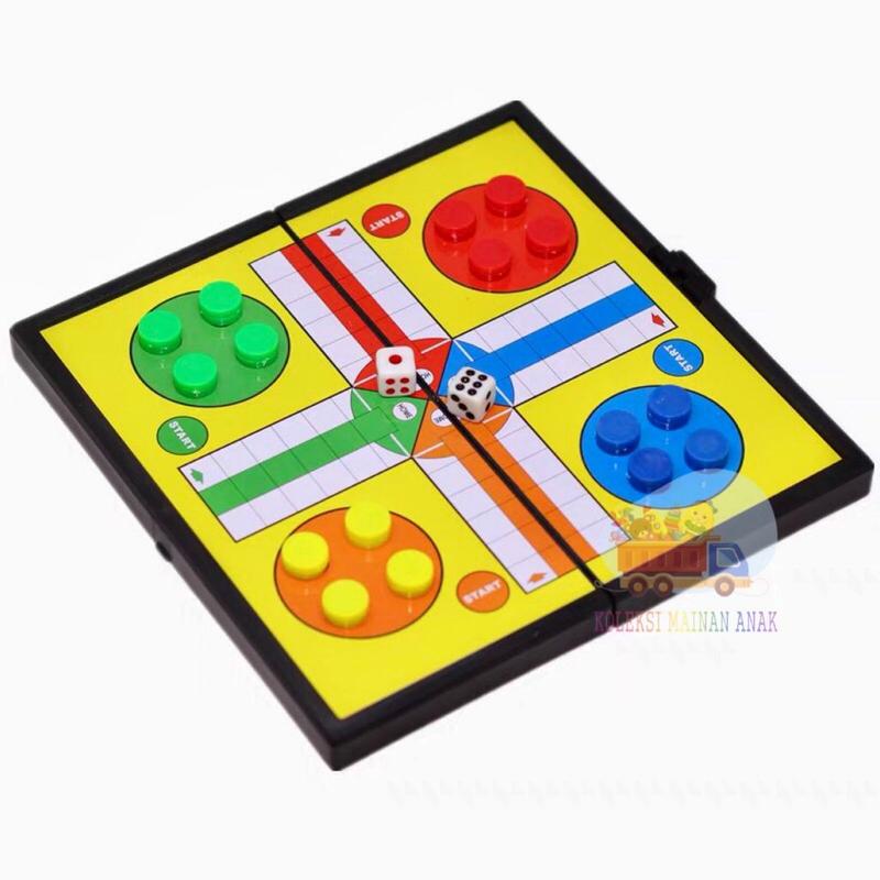 RM STORE mainan ular tangga magnet edukasi anak board game set magnetic snake and ladder 5