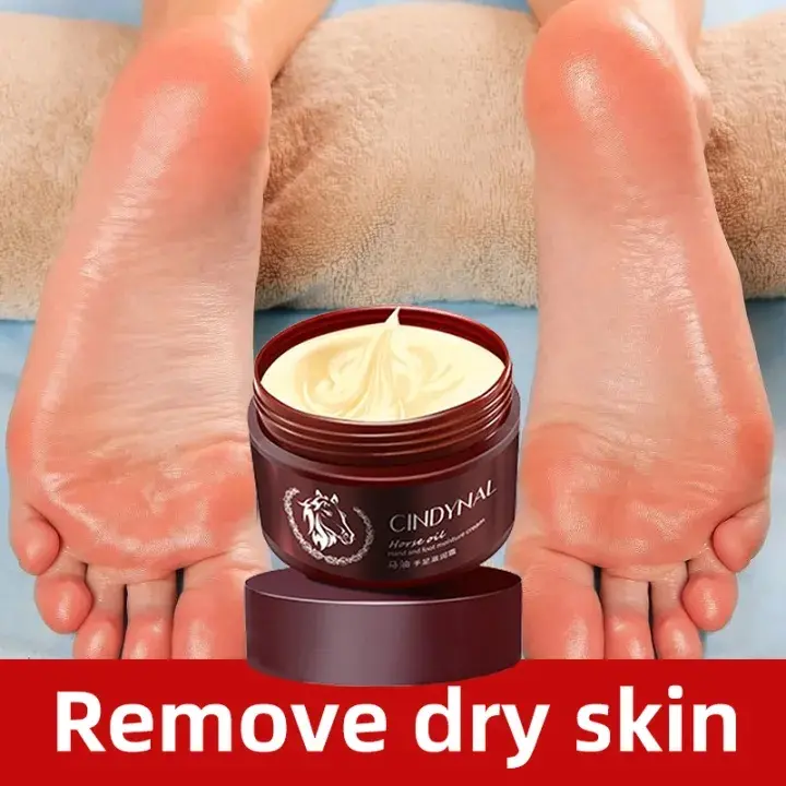 Kem Dầu Ngựa bôi Nứt Gót Chân, Nẻ Da Tay Hàng Chất Lượng/Foot care-Whitening repair foot cream/110g