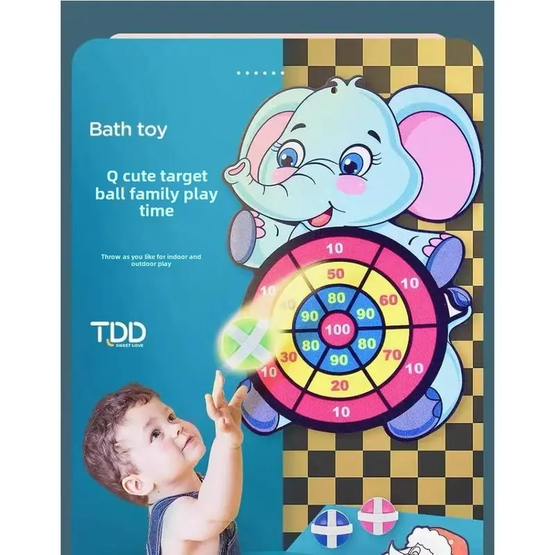 Đồ Chơi Giáo Dục, Tấm Phi Tiêu Cho Trẻ Em, Đồ Chơi Ném Mục Tiêu Bóng Dính Thích Hợp Cho Bé Trai Và Bé Gái, Tấm Phi Tiêu Bố Mẹ-Bé, Sử Dụng Trong Nhà Và Ngoài Trời Toy 8