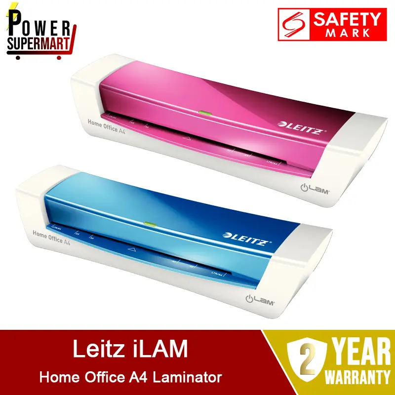 Leitz iLAM Home Office A4 Laminator. 3min Warm-Up Time. Auto Shut-Off Feature. For 80 to 125 Microns.