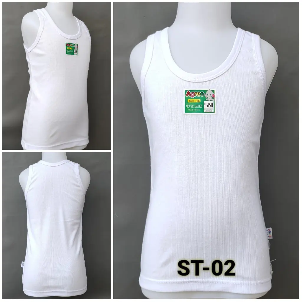 SINGLET BALITA AGREE KIDS ST 02  - KAOS DALAM ANAK LAKI LAKI