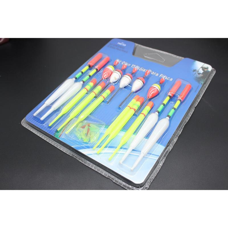 15 miếng phao câu cá /thẻ Phao câu cá Thiết bị câu cá Đồ câu cá Bộ phao câu cá 2