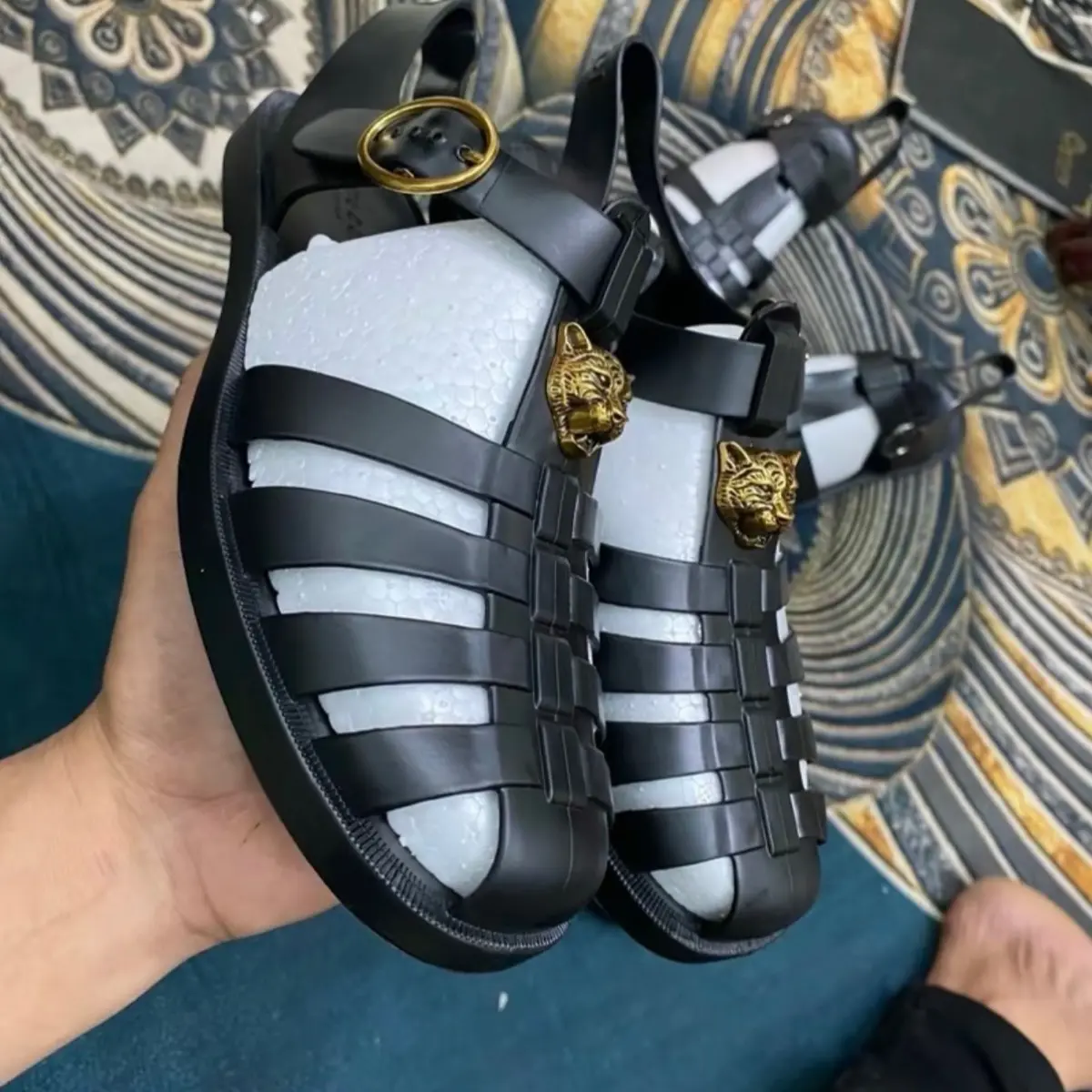 Dép Rọ Cách mạng Cực Cháy ( khoá Vít ) cao su đúc nguyên khối hott trend  Sandal DéPfull siez 36-44