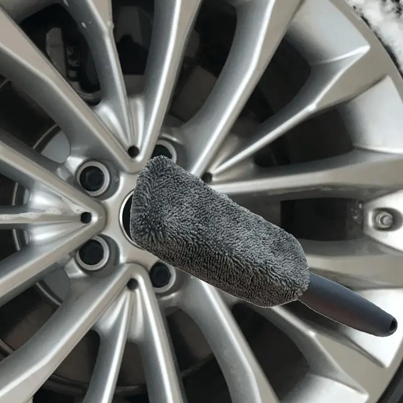 Car Wheel HUB Cleaning Brush, Wheel Rim Cleaner, Detailing Brush, Cleaning Tool for Car Trunk Motorcycle 7