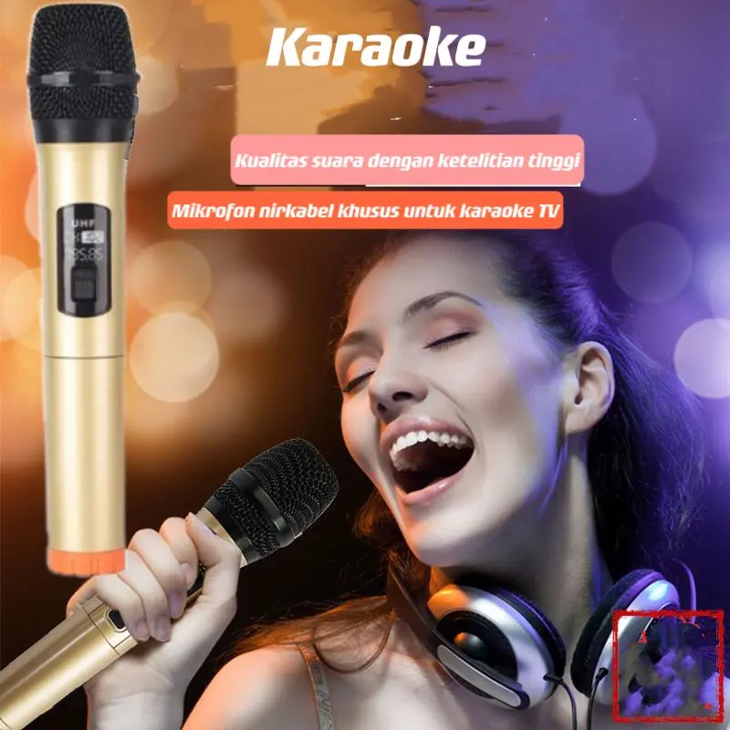 {BISACOD} Mic Wireles MKF01 Microphone Bluetooth Dengan Receiver System Single Mic Wireles 5