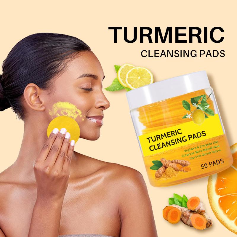 Product Introduction of Turmeric Cleansing Pads Turmeric Cleansing Pad Exfoliating Cleansing Facial Care Skincare Comfort 19
