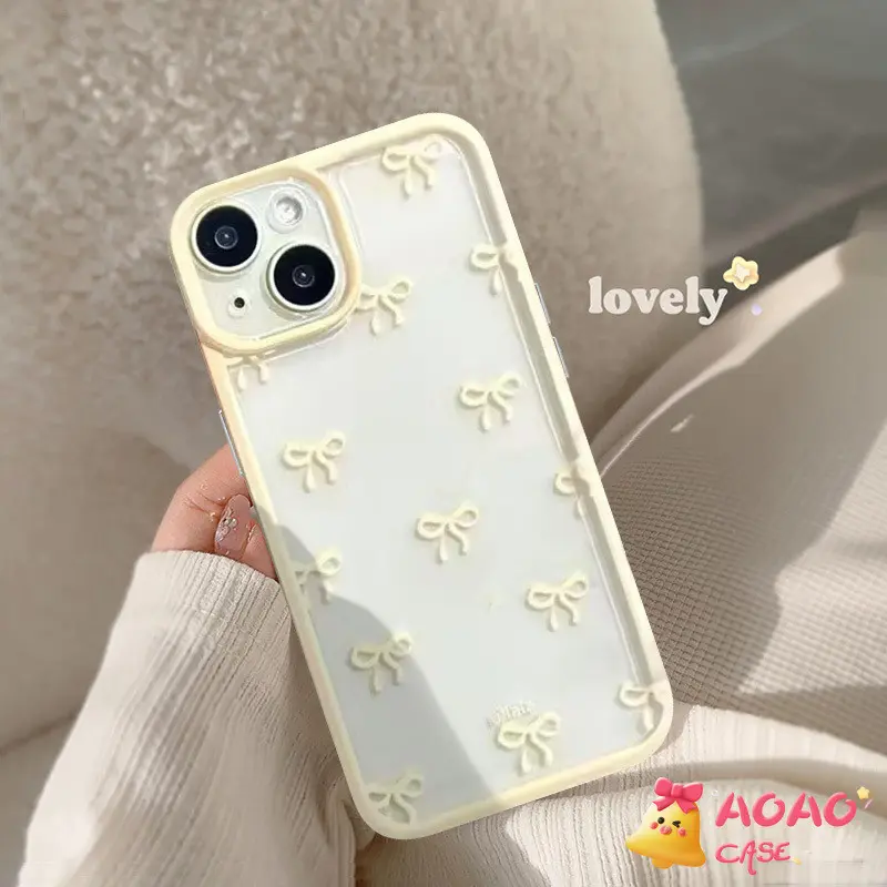 Case HP Untuk Samsung A06 A15 A13 A55 A05 A35 A03 A05s A14 A12 A03s A24 A04s A30s A23 A54 A53 A32 A25 A50 A51 A52 A52s A10s A04E A50s A20 A34 A31 A02s A11 A20s Romance Cartoon Macaron Bow Knot Transparan Soft TPU Back Cover 5