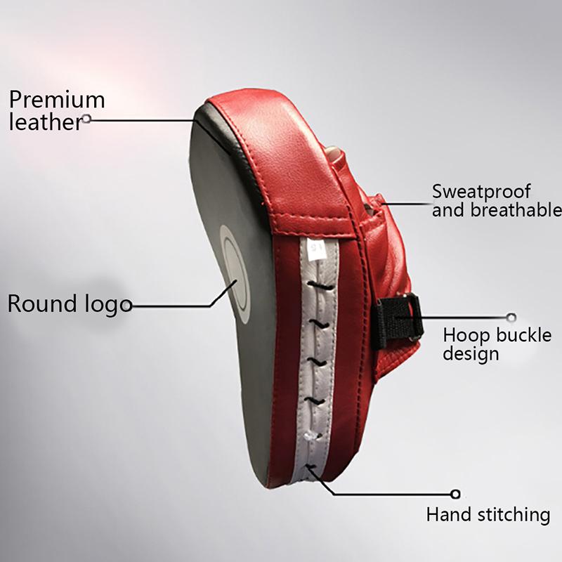 Product Introduction of 2x Boxing Gloves Pads for Taekwondo Thai Boxer Training PU Foam Boxer Target Pad 23