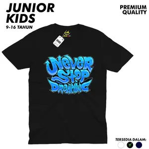 Kaos Junior Remaja Usia Tanggung 1-15 Tahun Grafiti katun combed High Quality Baju Katun Distro Anak Laki Laki Perempuan Kartun Street Style Fashion