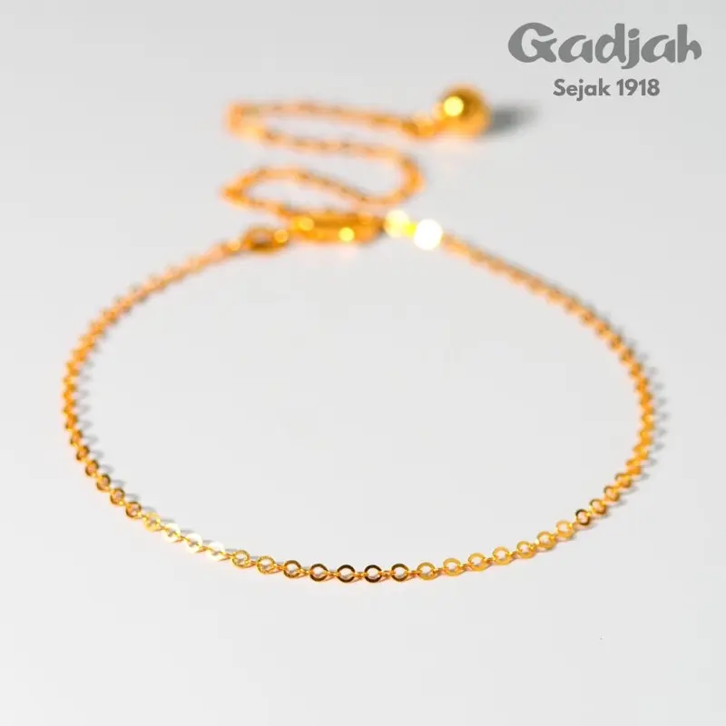 Gelang Kaki New Fancy Super Ringan - Toko Emas Gadjah Perhiasan