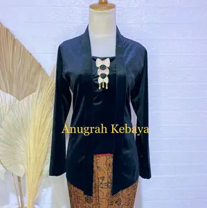 KEBAYA KUTUBARU BLUDRU POLOS TERMURAH