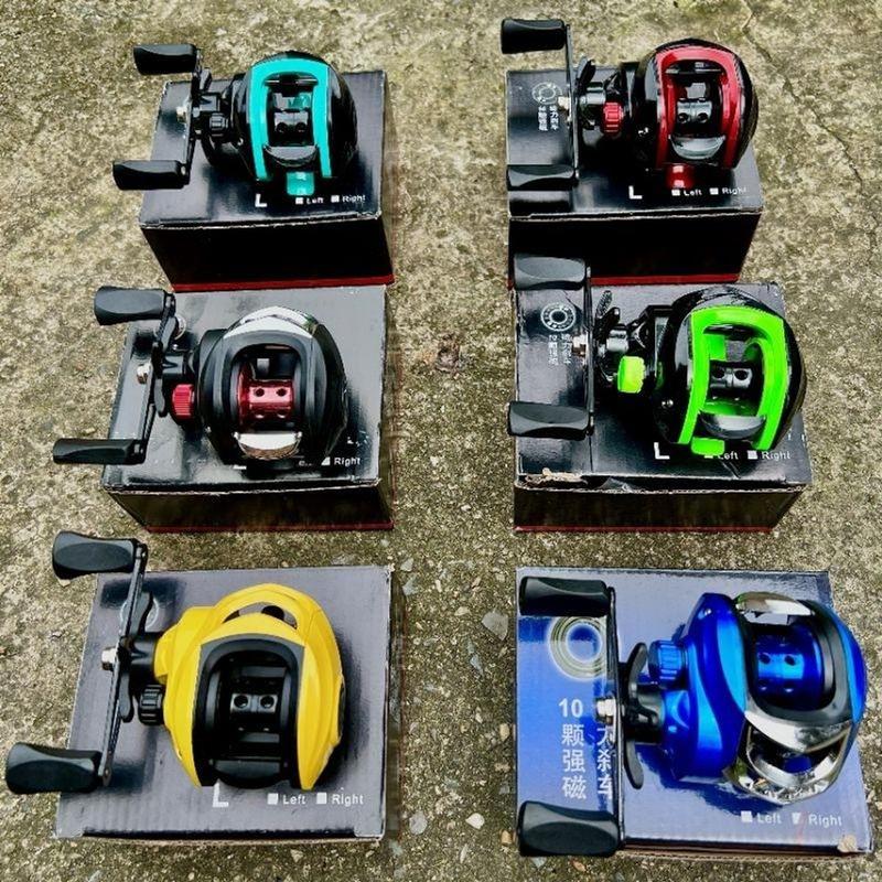 Máy Câu Cá Ngang Câu Lure Giá Siêu Rẻ Cối Kim Loại Cao Cấp 18+1 Bạċ Đạn Tốc Độ 7.2:1 Vào Dây 0.23mm - 180m Fishing Đi Câu Fish