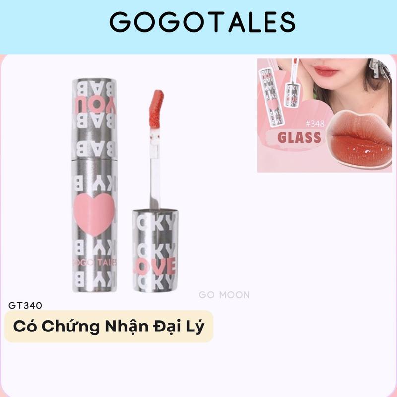 [Hot 2022] Son bóng tint Gogo tales Lucky may mắn Pink Rippling GT340 bóng căng mọng môi màu xinh trend nội địa trung Trang Điểm Mỹ Phẩm Son Môi Cosmetic Nữ
