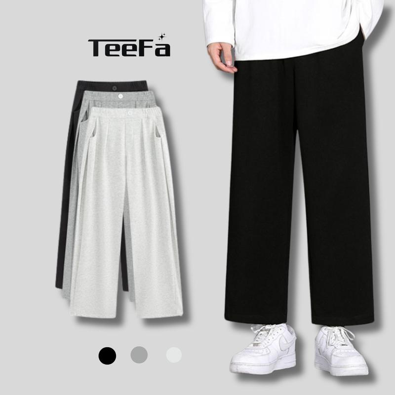   HÀNG ĐẸP  QUẦN NỈ ỐNG RỘNG 1 KHUY NAM VẢI NỈ ÉP MỊN DÀY DẶN form 2024 Ong Menswear 