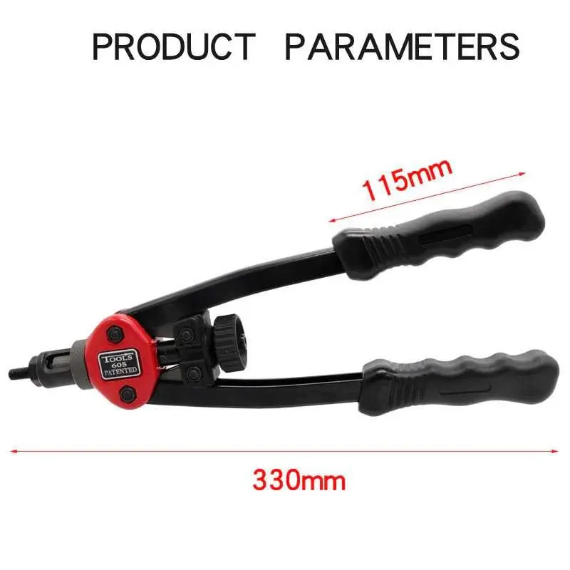 Jual Hand Threaded Riveter Nuts Guns with Nuts 605 60PCS - BT605 3