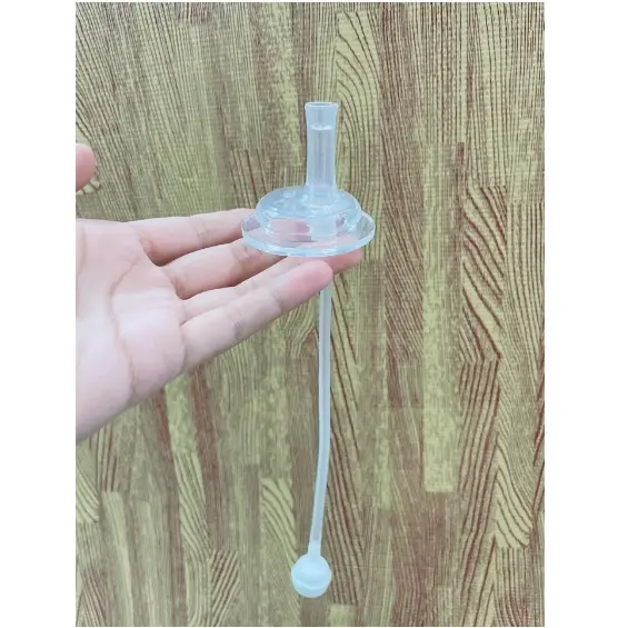 (Nội địa Trung) Ống hút thẳng cho bình sữa cổ rộng Moyuum, Grosmimi, Pigeon cho bé từ 6 tháng 3