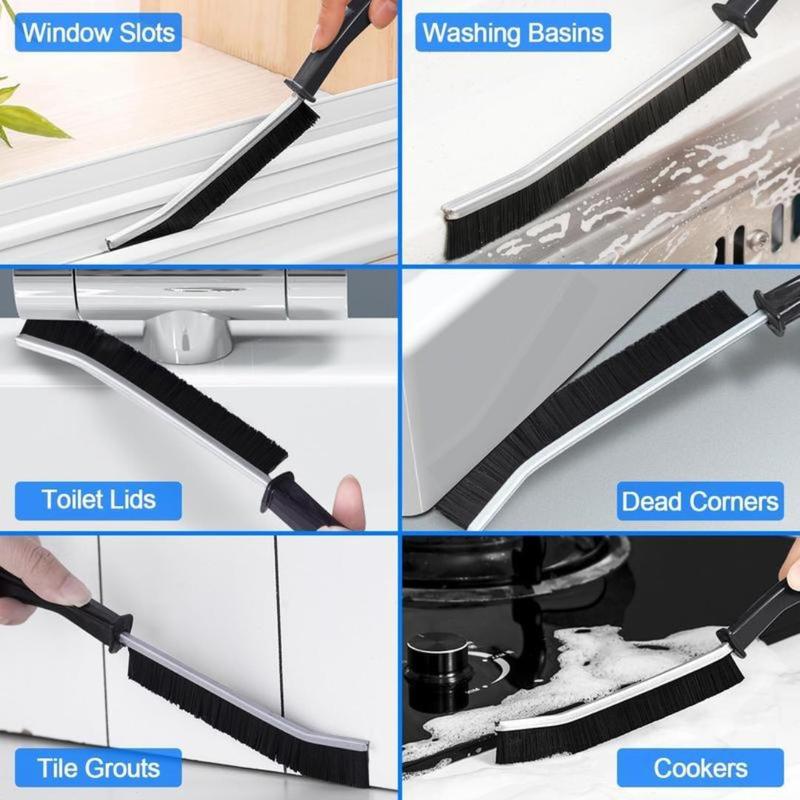 Product Introduction of Crevice Cleaning Brush, 5 Counts Multifunctional Hard Bristle Gap Brush, Household Kitchen Tiles Window Crevice Cleaning Tool 5