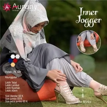 inner jogger dewasa by aurany 1