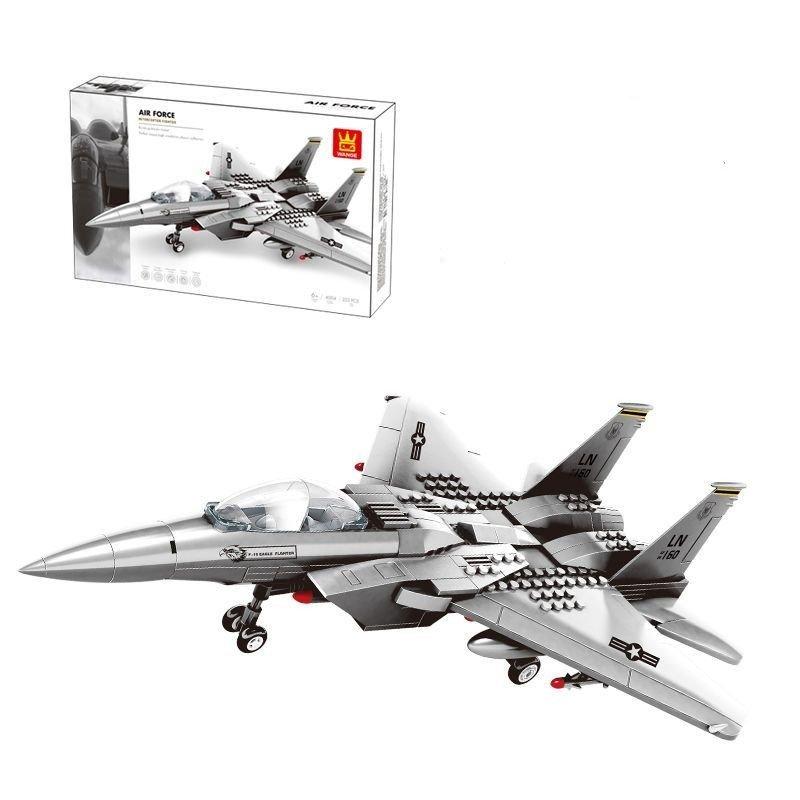 Lắp ghép Mô hình Máy bay lắp ráp Trực Thăng Chiến Đấu WANGE 4004 F-15 Eagle Fighter 1:48