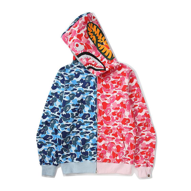 Product Introduction of Shark Coat Ape Head BAPE Brand Same Coat 3D Zipper Hoodie 26