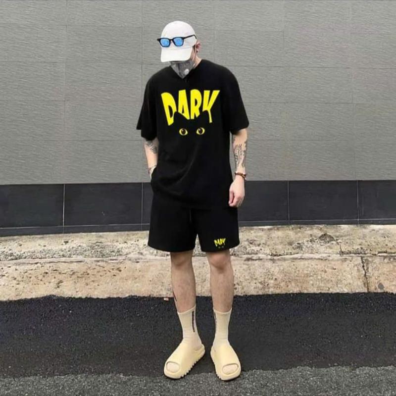 ĐỒ BỘ BIGSIZEE LÊN TỚI 130KG  THÔNG THƯƠNG CỔ TRÒN ÔMA GON TRƠN CAO CĂP Cotton Menswear Quần Áo Thun Nam 6
