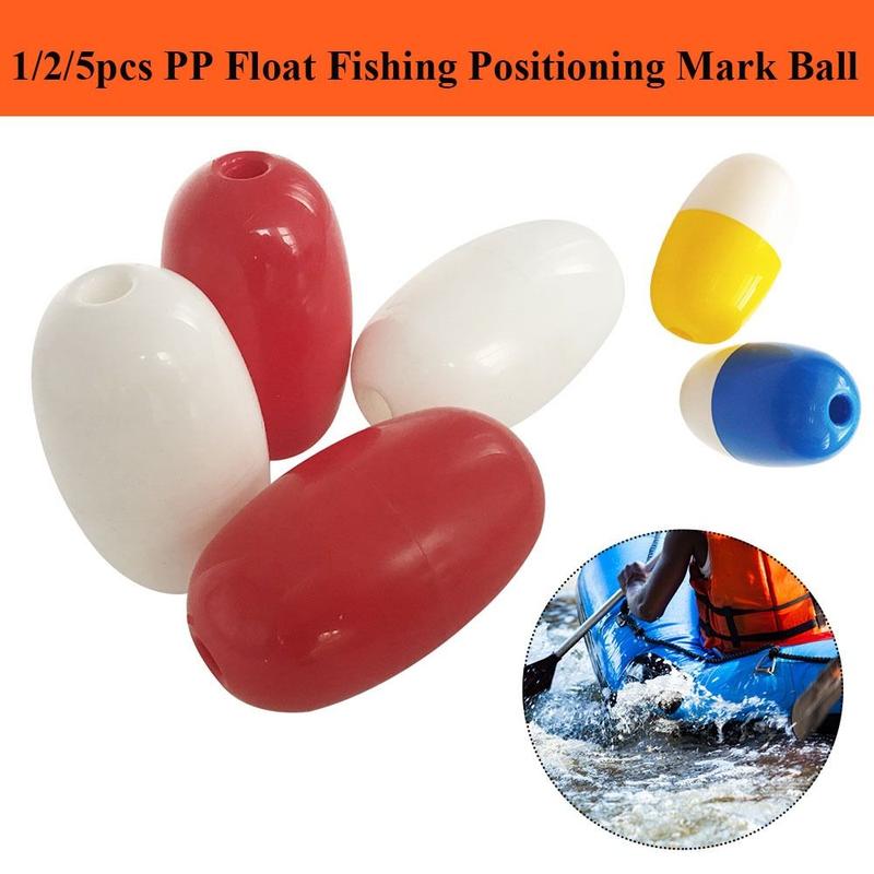 Product Introduction of 1/2/5pcs Kayak Marine Boat Accessories Anchor Rope Parts Floating Markers Fishing Positioning Ball PP Float Balls Mark Ball 12