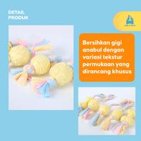 Gambar ONLY PETS Mainan Gigitan Anjing Motif Simpul Karet Lucu Warna Warni - Bintang pink dari Only Pets Kota Administrasi Jakarta Pusat 4 Tokopedia
