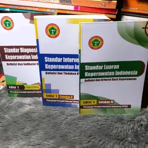 satu paket  3 buku standar keperawatan Indonesia SLKI & SIKI & SDKI