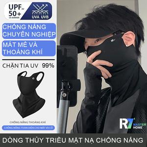Mặt nạ chống nắng 3D R7 thời trang – Vải lạnh thoáng khí, phụ kiện chống nắng unisex