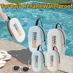 Vinnatsu Tas Renang Bag/Tas Renang Pocket Bag Waterproof Dry Bag/Tas Perlengkapan Mandi Portabel Perjalanan/Tas Anti Air Kapasitas Besar