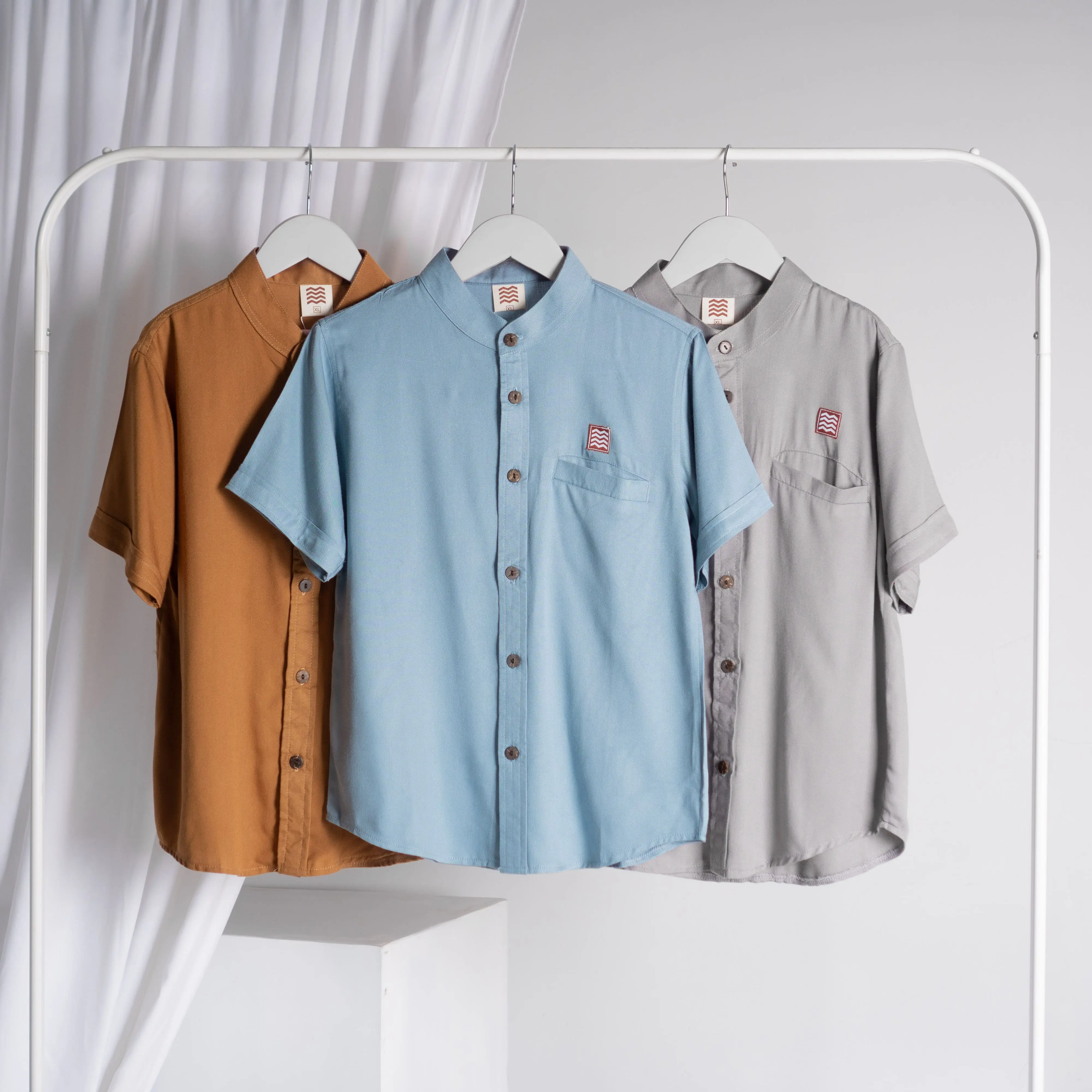 Atasan Baju Anak Laki-Laki Kemeja Koko Kemko Madina Turki Muslim Panjang Cowok  Kurta