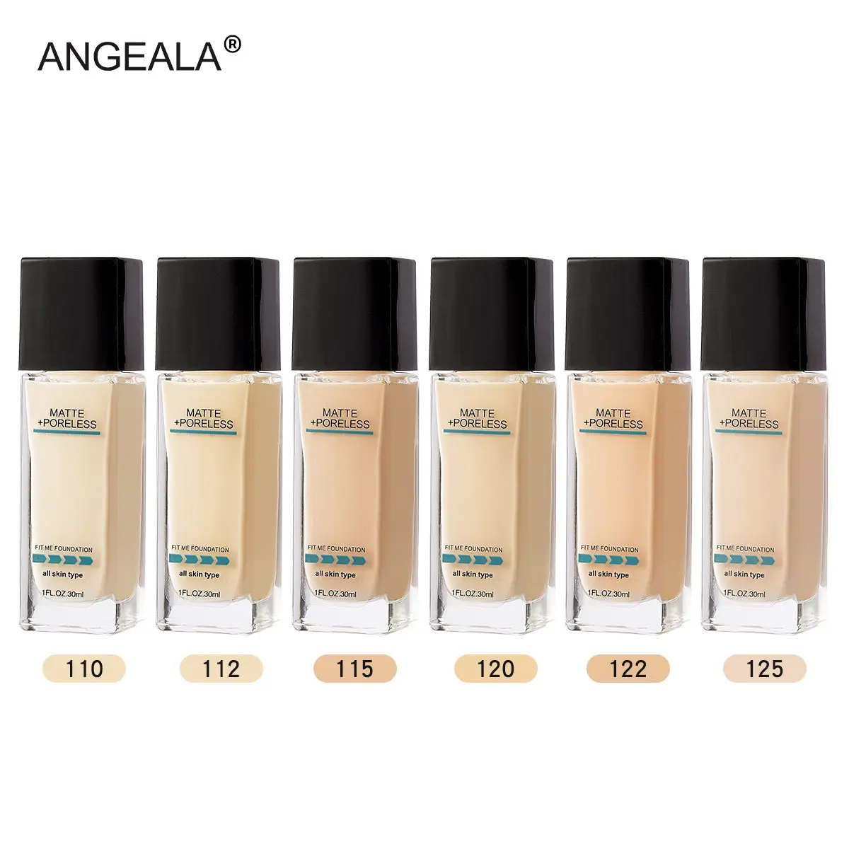 Hot Selling Fitme Matte Non-Porous Liquid Foundation Fair Porcelain Color 30ml Concealer Acne Marks Waterproof Isolation Makeup