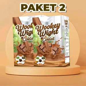 Wookey Weight Cocolate Coklat Paket 2 Box Penambah Nutrisi