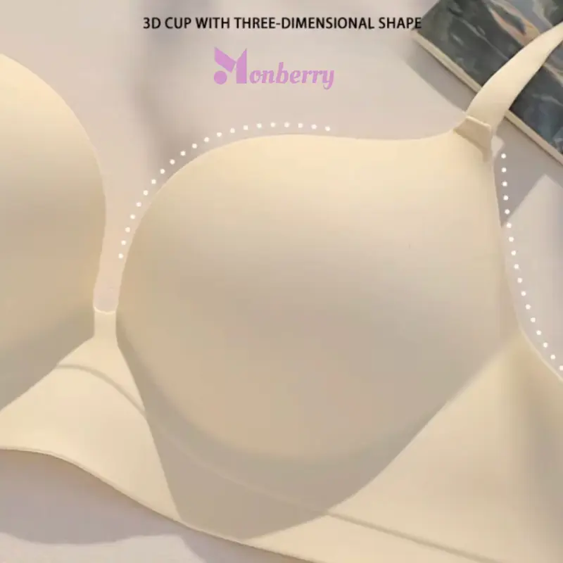 Bra Seamless Push Up Wanita BH Emga B1C Tanpa Jahitan Tanpa Kawat Tebal Women Woman Dewasa Pakaian Dalam Lingerie Dalaman Anti Kendur Sexy Lembut 1