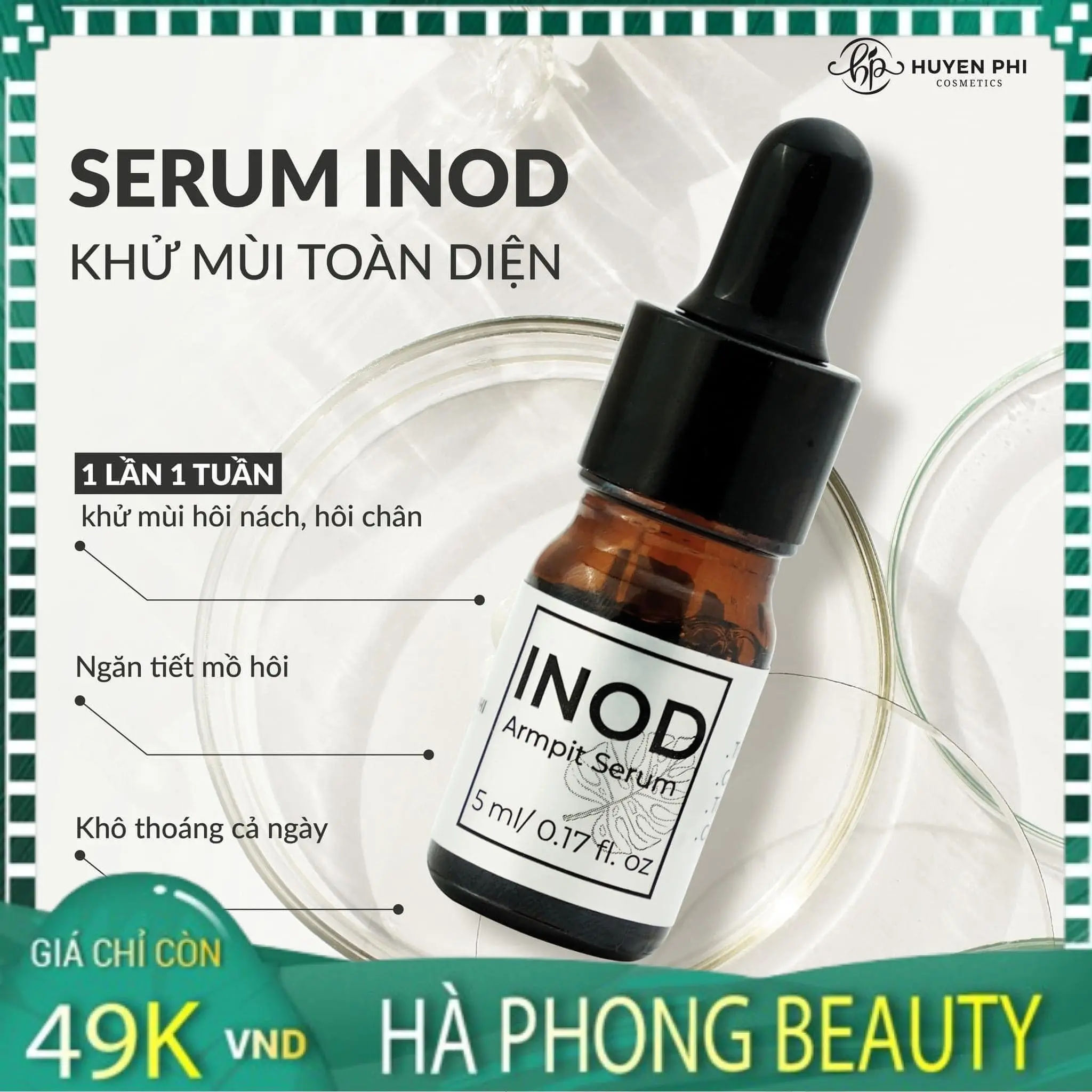Serum hôi nách INOD Huyền Phi 5ml - HÀ PHONG Beauty