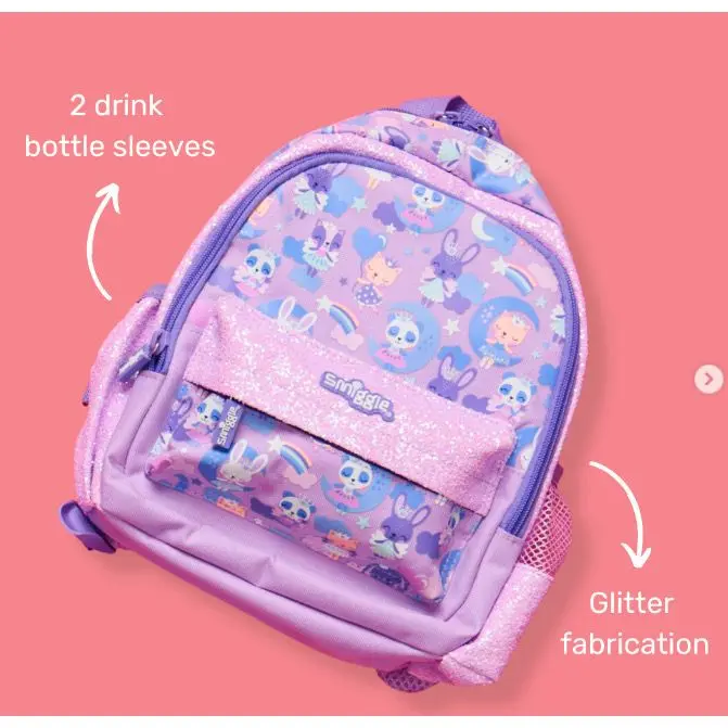 Smiggle Tas Ransel Full Tag paud / Toddler Tiny Smiggle Import SMBT 3