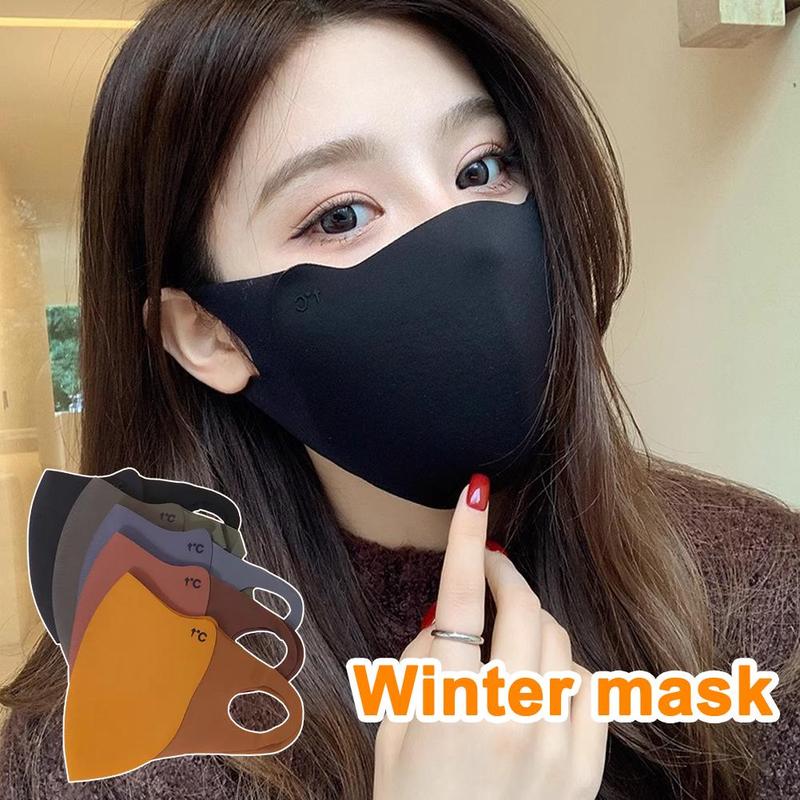 Product Introduction of 1 Pc Warm Windproof Mask Winter Women Men Solid Color Outdoor Adjustable Face Mask Sunscreen Cycling Running Mask Fashion Accessories 17