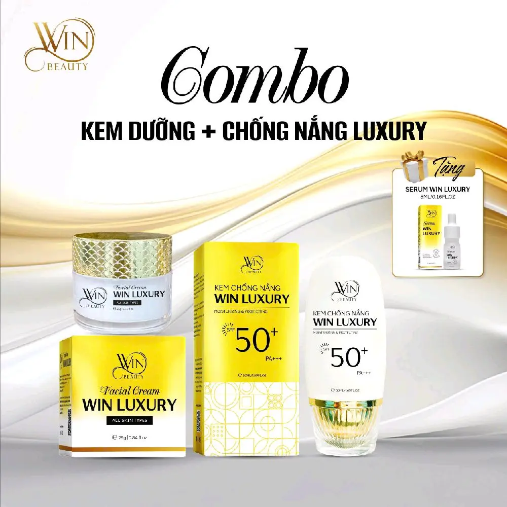 COMBO Kem Dưỡng + Chống Nắng LUXURY