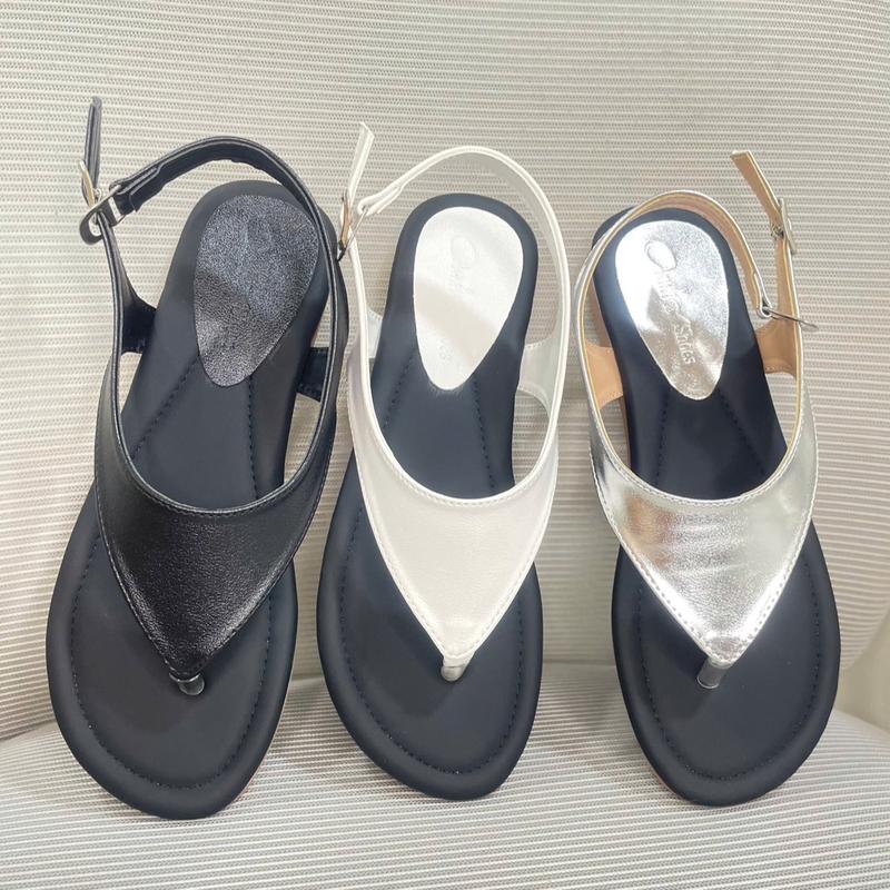 Dép Lê Mũi Tròn Quai Sandanl Kẹp Đế TPR Dẻo siêu Chống Trơn Trượt Hàng hottrend. GiàY DéP Nữ Shoes Quai Hậu Hoa sandal thấp cho giày đẹp 7