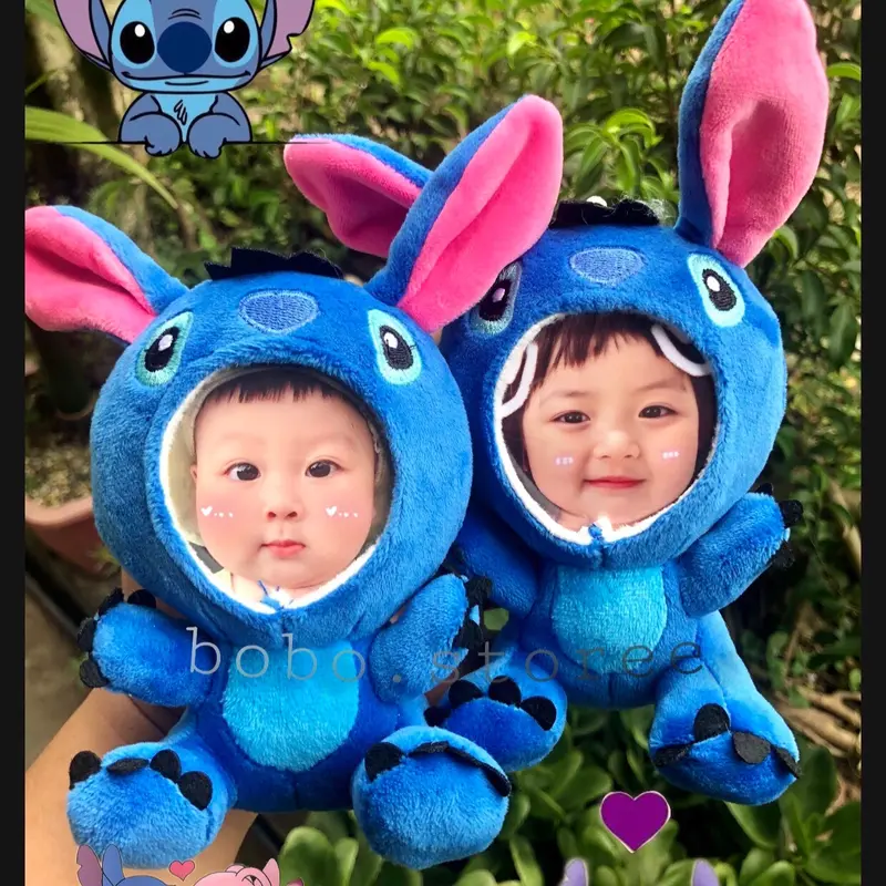 Móc khóa gấu bông in ảnh (không nhận in ảnh) 7