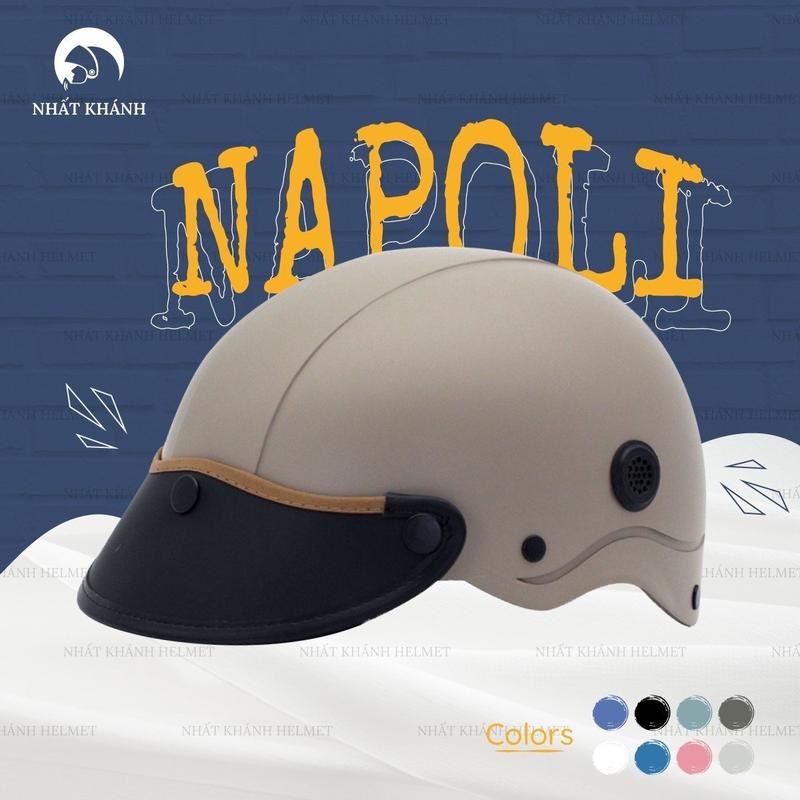 [CHÍNH HÃNG] Mũ bảo hiểm nửa đầu Napoli Helmet N088 - 19 Mã màu thời trang - Chất lượng, An Toàn