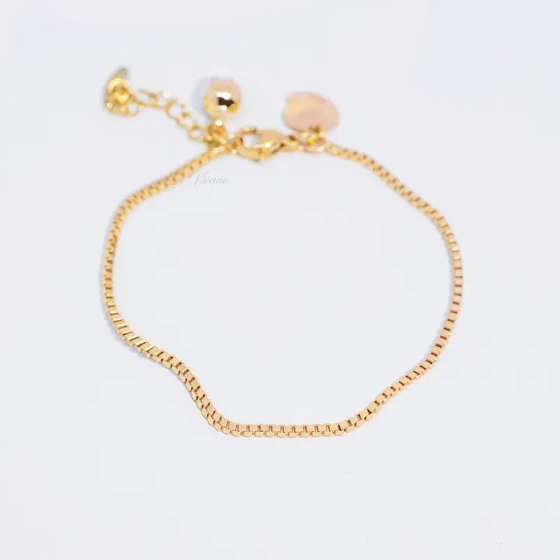 [ Beli 2 Produk Apapun Gratis 1 ] La Vienne - Dzakiya I - Gelang Rantai Tangan Titanium Wanita Anti Karat Aesthetic - Perhiasan Elegan Cantik Mewah Simple Bracelets 3