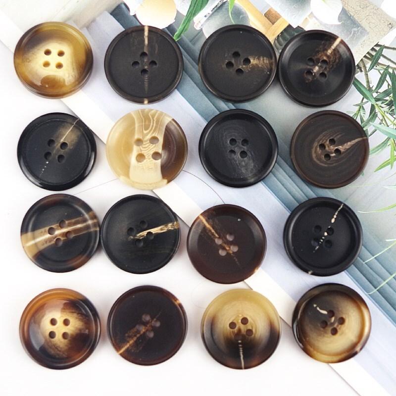 Butang Serbaguna, Bahan Resin, Corak Empat Lubang Bulat, Sesuai ...