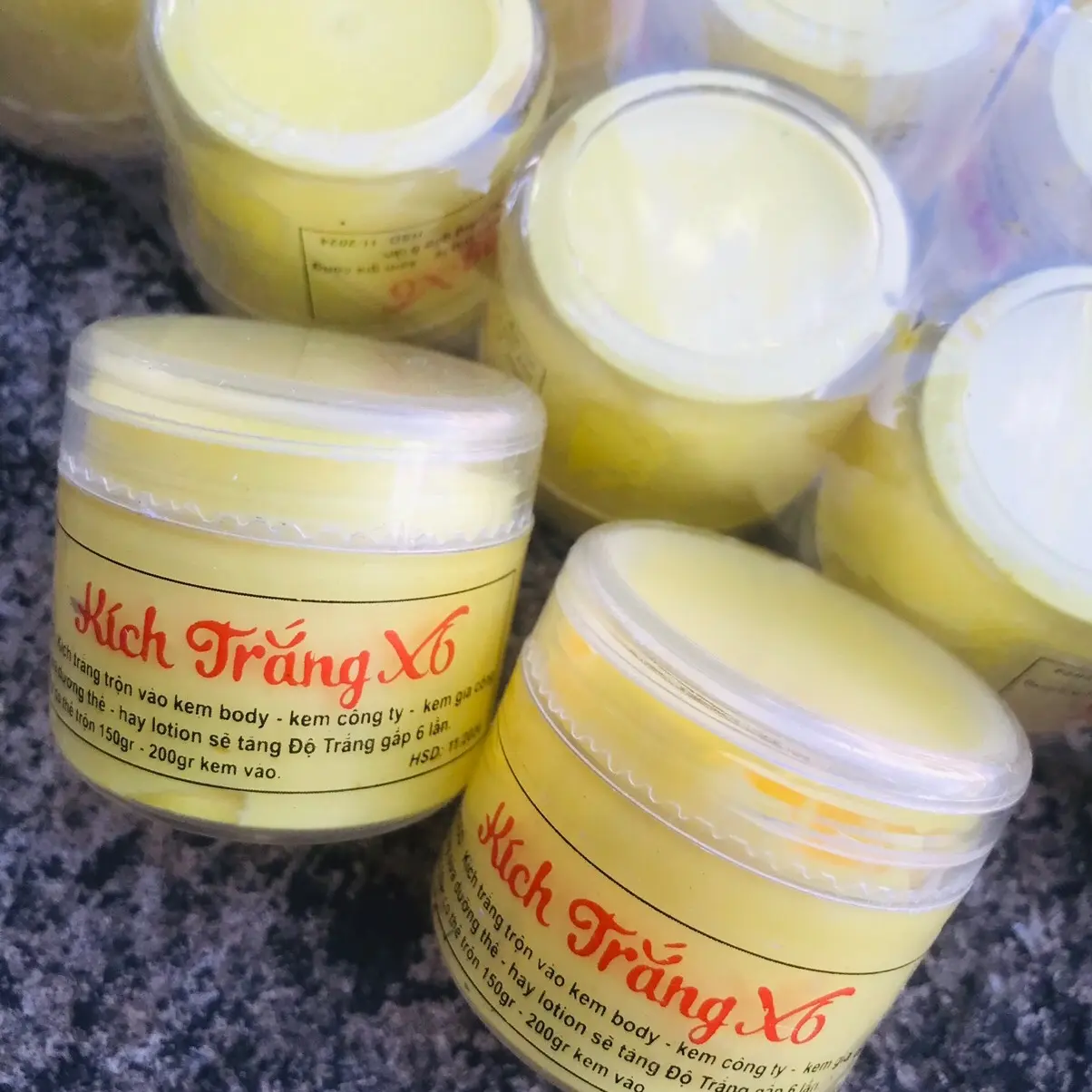 Kem Kích Trắng Body X6 Bật Tone Nhanh Dưỡng Body Làm Đẹp Da Dưỡng Da Body