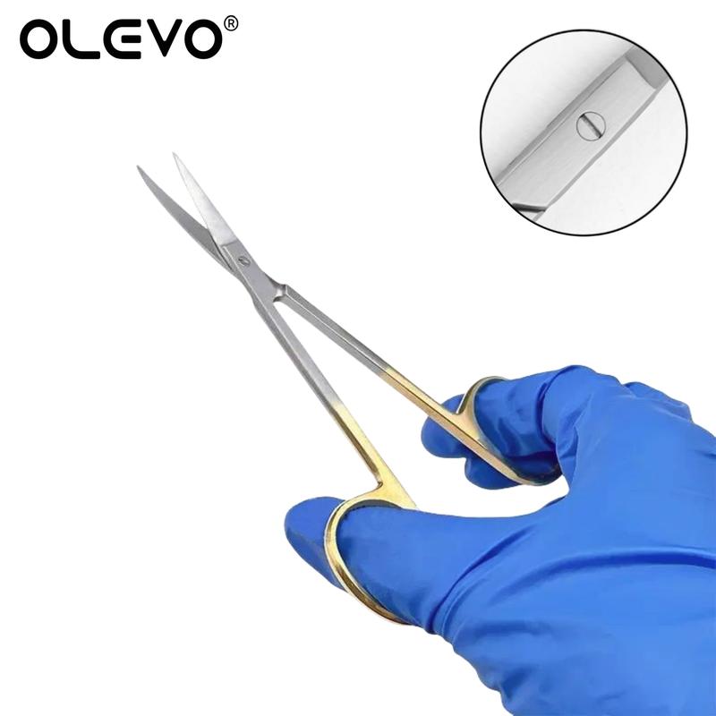 Product Introduction of Kéo Phẫu Thuật Y Tế Nha Khoa, Kìm Giữ Kim 11,5cm, Thép Không Gỉ, Tay Cầm Mạ Vàng, Kẹp Đầu Thẳng Và Cong, Dụng Cụ Kìm 9