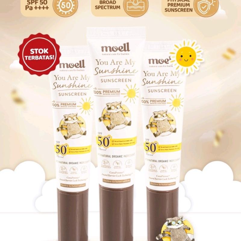 MOELL SUNSCREEN / MOELL PHYSICAL SUNSCREEN ANAK & BAYI SPF 50 0