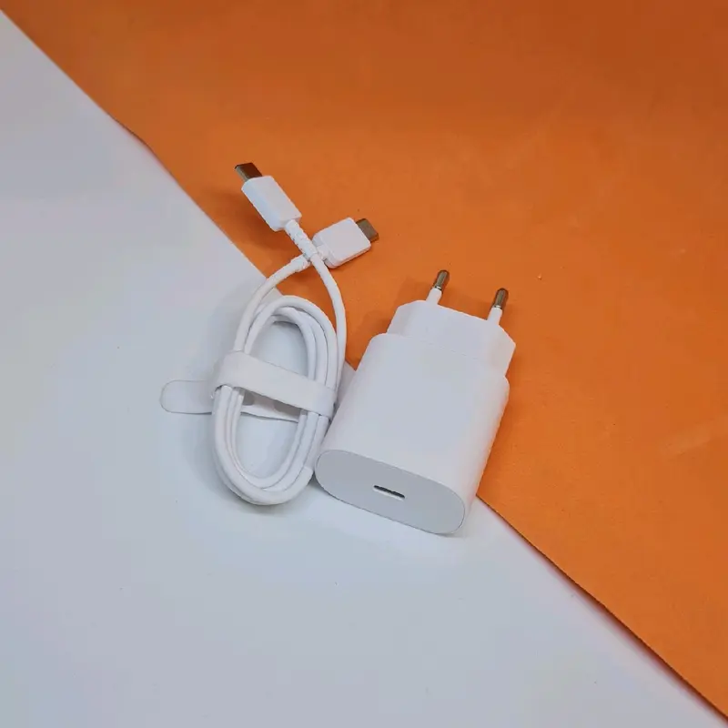 Com bo cáp + củ sạc nhanh 25w cho điện thoại SS (type C to C) - lỗi 1 đổi 1 0