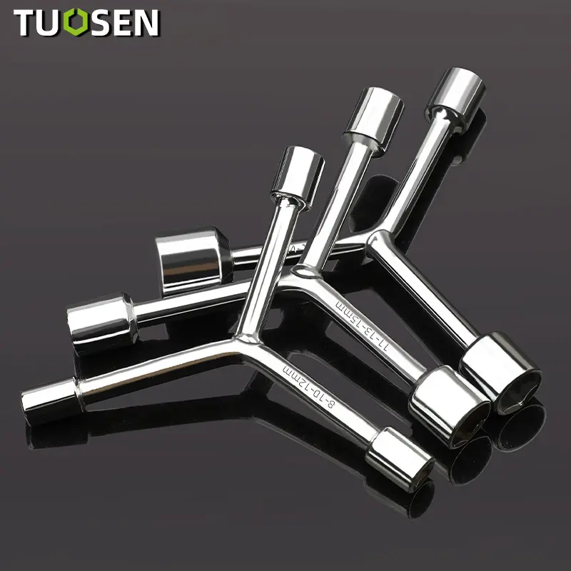 Cờ lê chữ Y Tuosen có 7 lựa chọn kích cỡ với chất liệu thép các bon 0