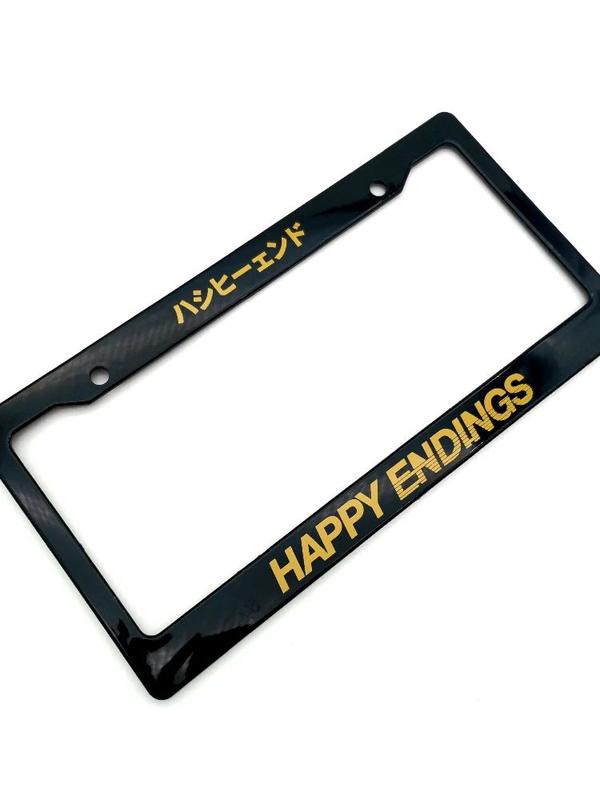 Product Introduction of Spot Goods COD 1PCS Car License Plate Frame Standard ABS JDM Style For Decoration Auto Number Plate Frame 9